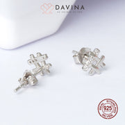 DAVINA Ladies Ivana Earrings Sterling Silver 925