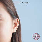 DAVINA Ladies Loise Earrings Gold Color S925