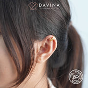 DAVINA Ladies Xena Earrings Gold Color S925