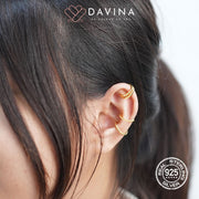 DAVINA Ladies Olin Earrings Gold Color S925