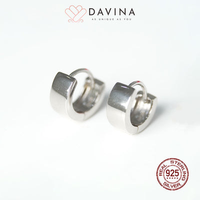DAVINA Ladies Yuka Earrings Silver Color S925