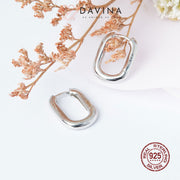 DAVINA Ladies Billie Earrings Silver Color S925