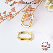 DAVINA Ladies Billie Earrings Gold Color S925