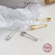 DAVINA Ladies Delice Earrings Gold Color S925