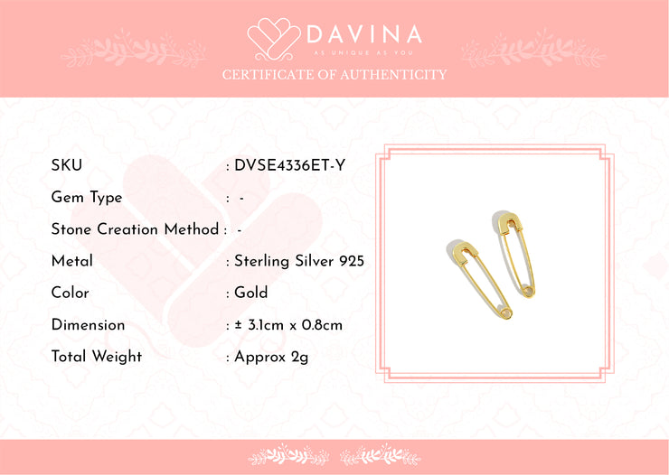 Anting Delice Earrings Yellow