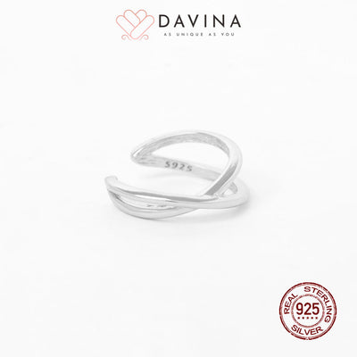 DAVINA Ladies Erren Earrings Silver Color S925