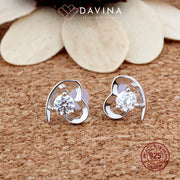 DAVINA Ladies Adoria Earrings Sterling Silver 925