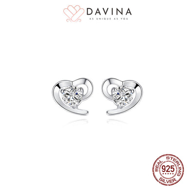 DAVINA Ladies Adoria Earrings Sterling Silver 925