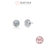 DAVINA Ladies Lux Earrings Silver Color S925