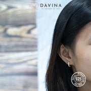 DAVINA Ladies Belinda Earrings Gold Color S925
