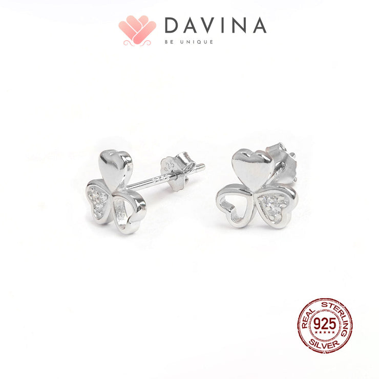 DAVINA Ladies Elver Earrings Silver Color S925