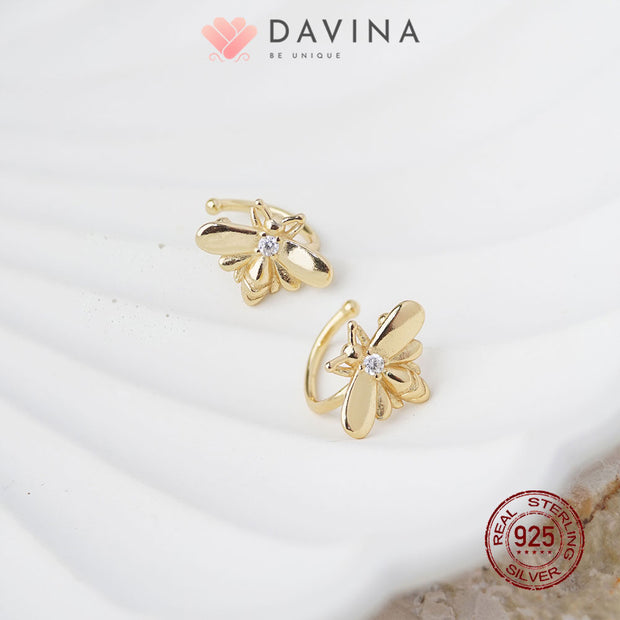 DAVINA Ladies Beelie Earrings Gold Color S925