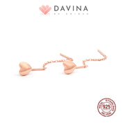 DAVINA Ladies Belene Earrings Rose Gold Color S925