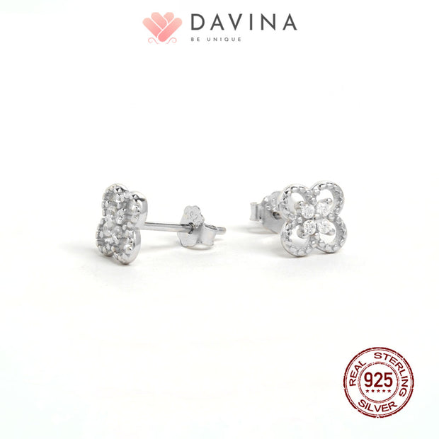 DAVINA Ladies Dianey Earrings Sterling Silver 925