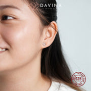 DAVINA Ladies Misca Earrings Sterling Silver 925