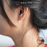 DAVINA Ladies Delilah Earrings Gold Color S925