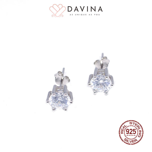 DAVINA Ladies Lucia Earrings Sterling Silver 925