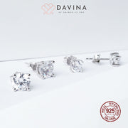 DAVINA Ladies Alana Earrings Sterling Silver 925
