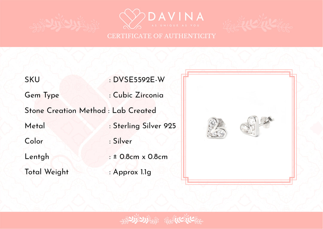 DAVINA Ladies Levela Earrings Sterling Silver 925