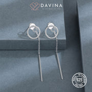 DAVINA Ladies Lola Earrings Sterling Silver 925