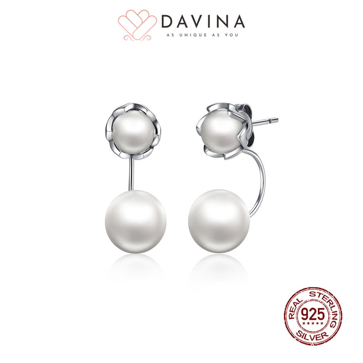 DAVINA Ladies Nova Earrings Sterling Silver 925