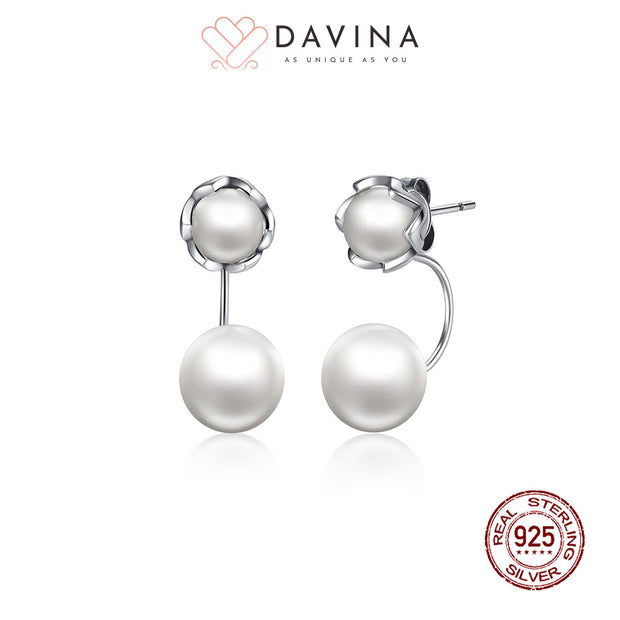 DAVINA Ladies Nova Earrings Sterling Silver 925