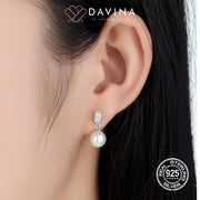 DAVINA Ladies Scarlett Earrings Sterling Silver 925