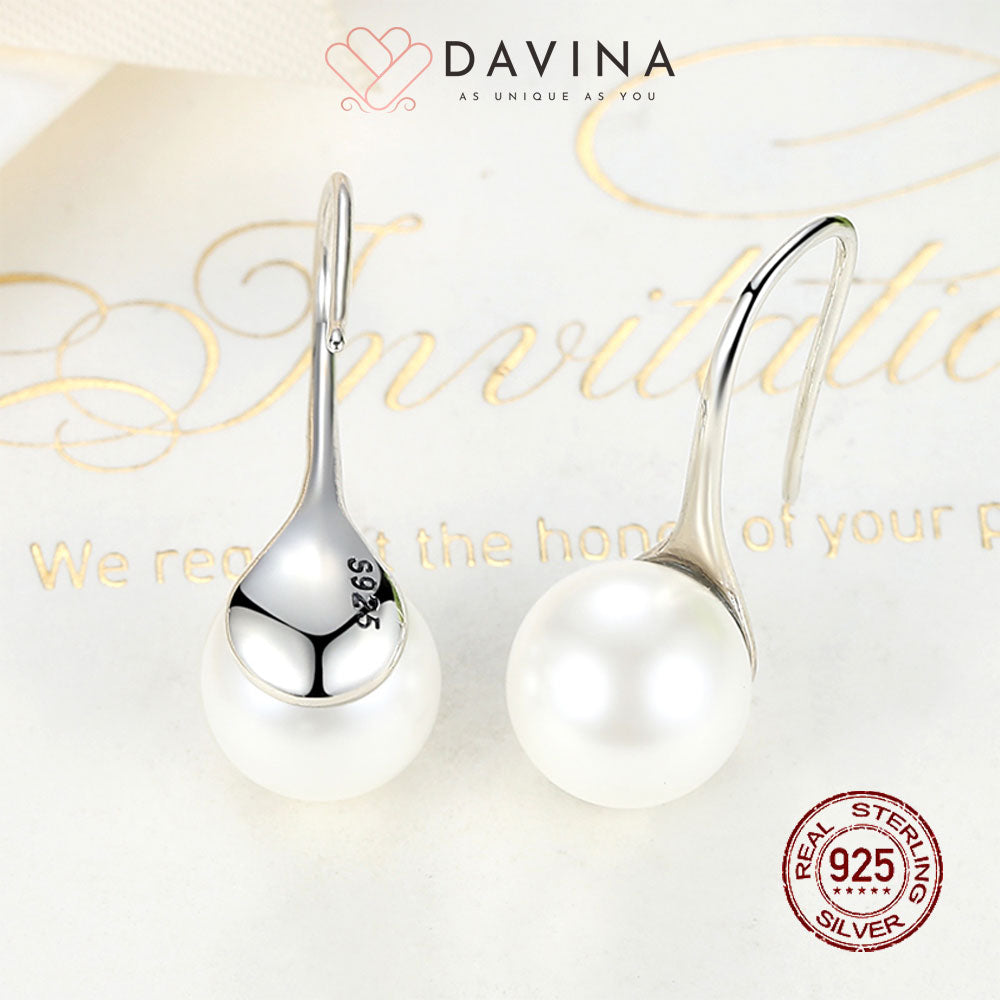 DAVINA Ladies Kinsley Earrings Sterling Silver 925