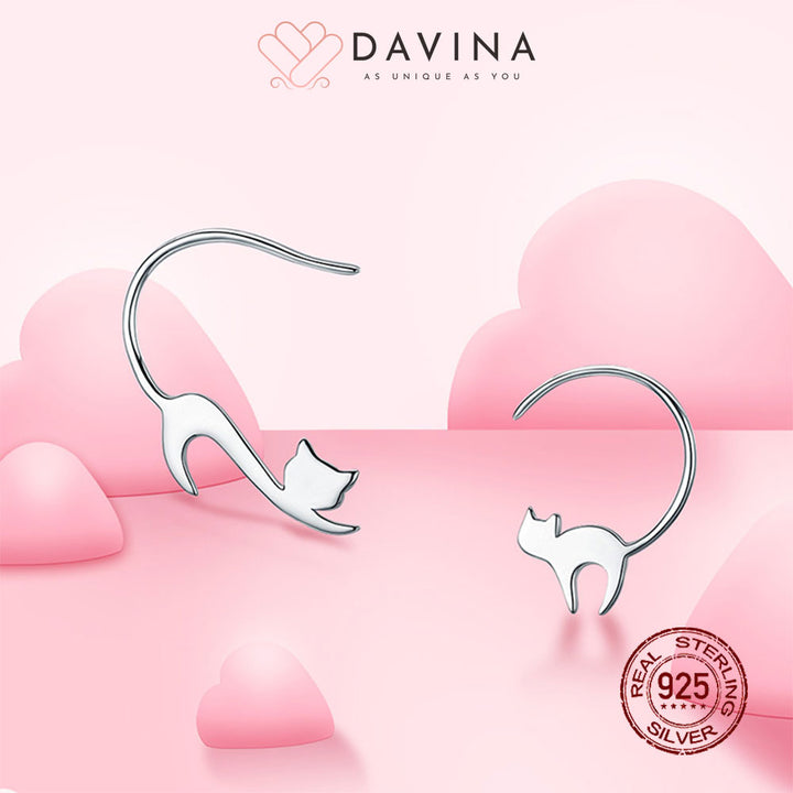 DAVINA Ladies Claire Earrings Sterling Silver 925