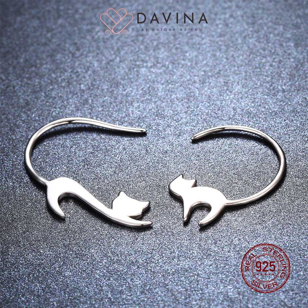 DAVINA Ladies Claire Earrings Sterling Silver 925