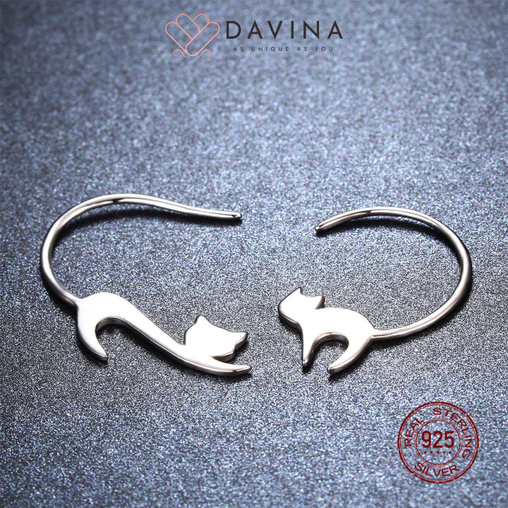 DAVINA Ladies Claire Earrings Sterling Silver 925