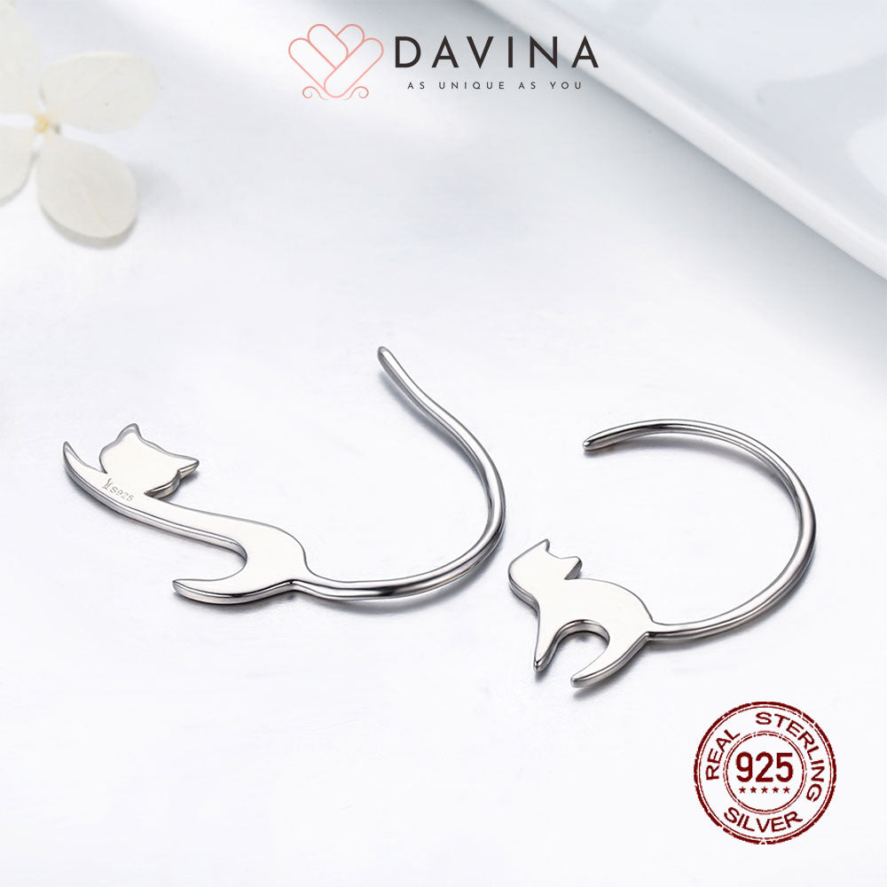 DAVINA Ladies Claire Earrings Sterling Silver 925