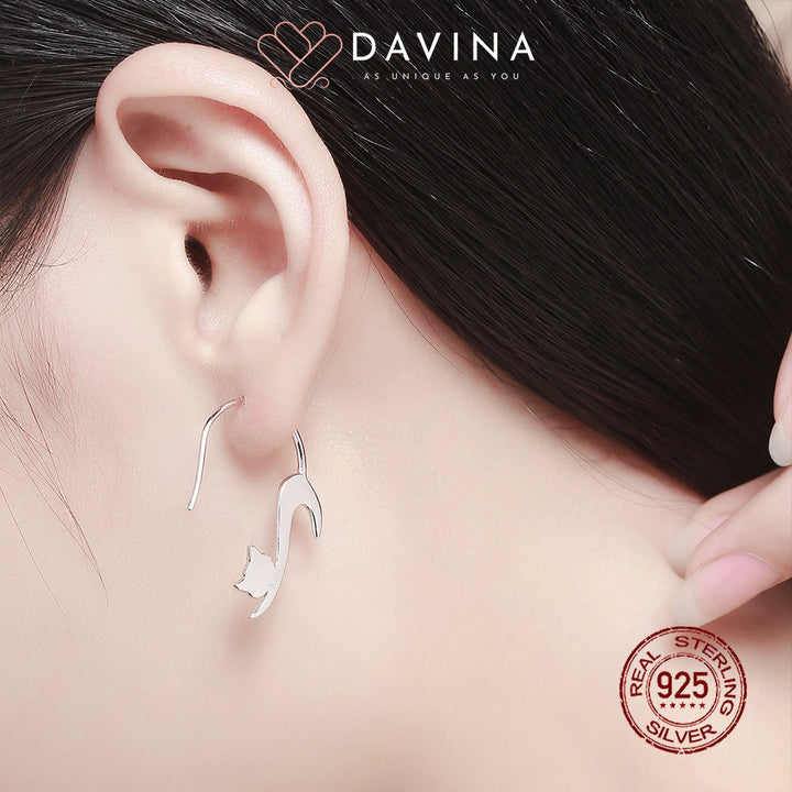 DAVINA Ladies Claire Earrings Sterling Silver 925