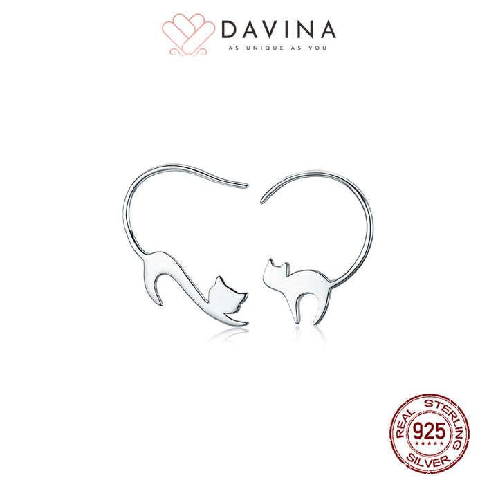 DAVINA Ladies Claire Earrings Sterling Silver 925