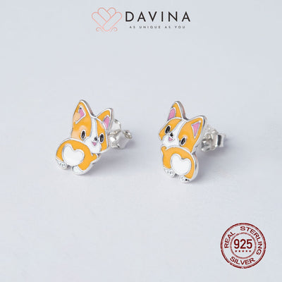 Davina Ladies Mochie Earrings Silver Color S925