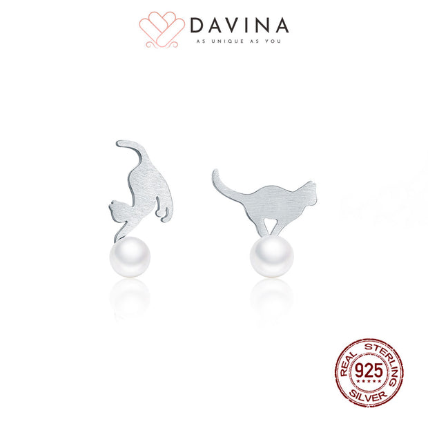 DAVINA Ladies Skylar Earrings Sterling Silver 925