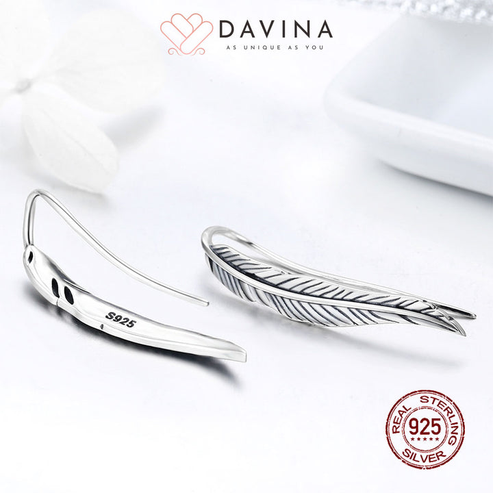 DAVINA Ladies Zara Earrings Sterling Silver 925