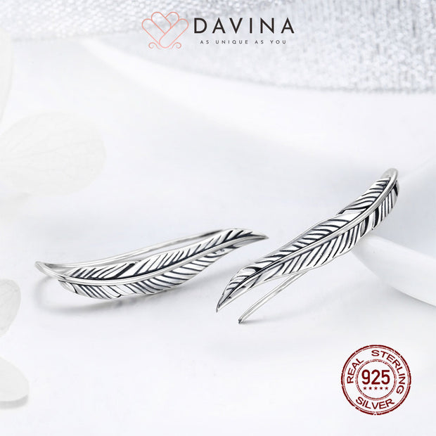 DAVINA Ladies Zara Earrings Sterling Silver 925