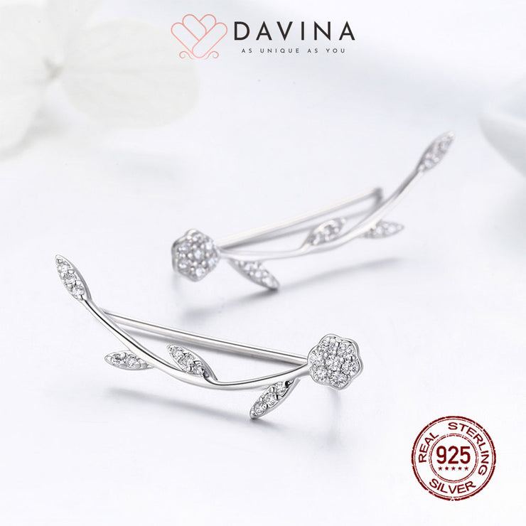 DAVINA Ladies Amara Earrings Sterling Silver 925