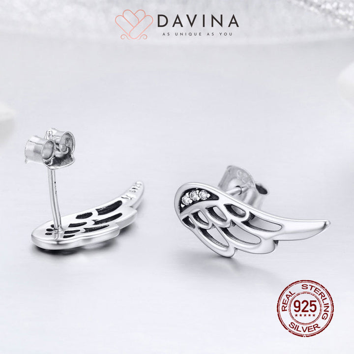 DAVINA Ladies Evelyn Earrings Sterling Silver 925