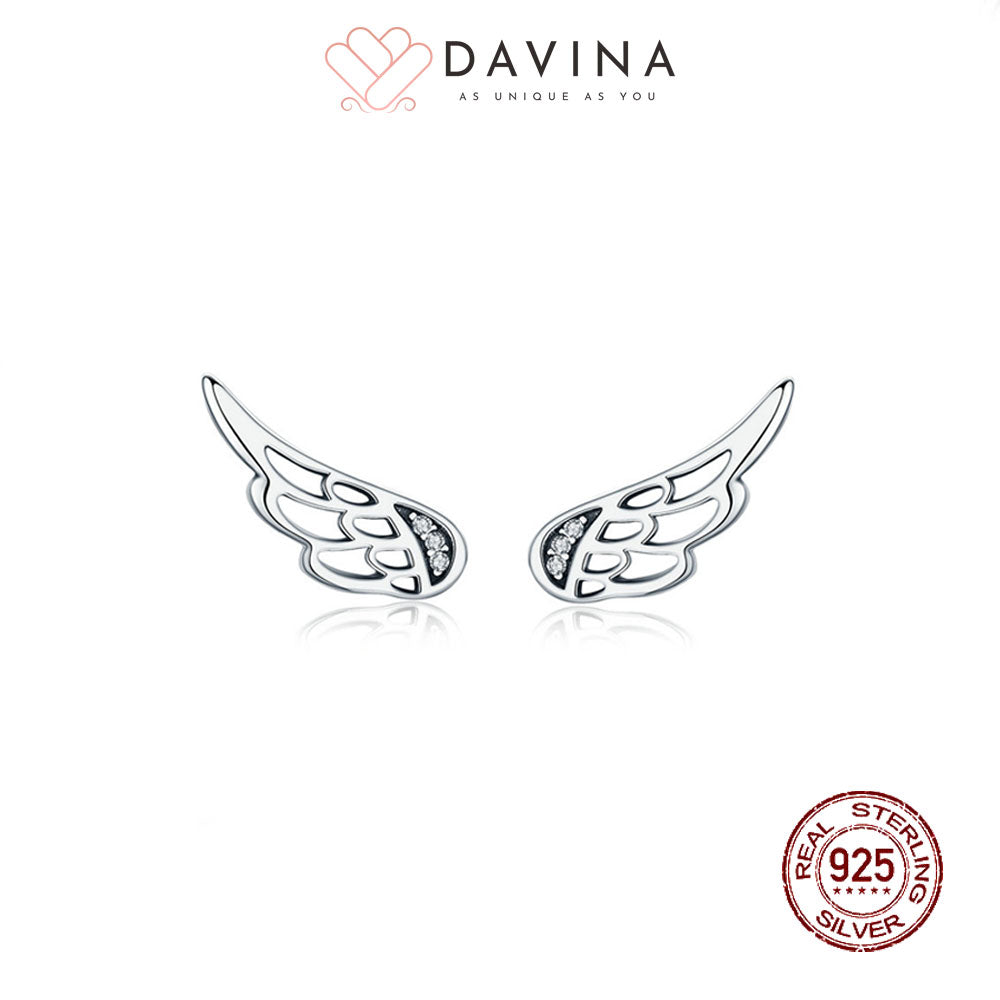 DAVINA Ladies Evelyn Earrings Sterling Silver 925