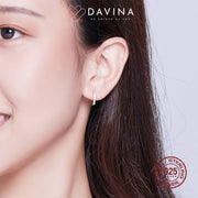 DAVINA Ladies Aurora Earrings Rose Gold Color S925