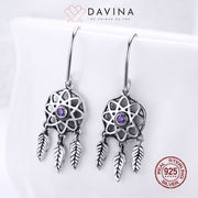 DAVINA Ladies Dream Catcher Earrings Sterling Silver 925