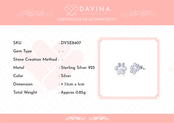 DAVINA Ladies Allison Earrings Sterling Silver 925