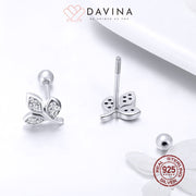 DAVINA Ladies Calla Earrings Sterling Silver 925