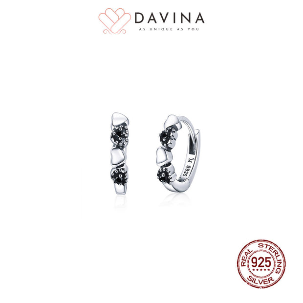 DAVINA Ladies Rachel Earrings Sterling Silver 925