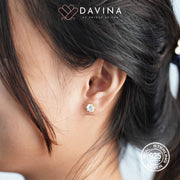 DAVINA Ladies Dakota Earrings Gold Color S925