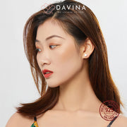 DAVINA Ladies Dakota Earrings Gold Color S925