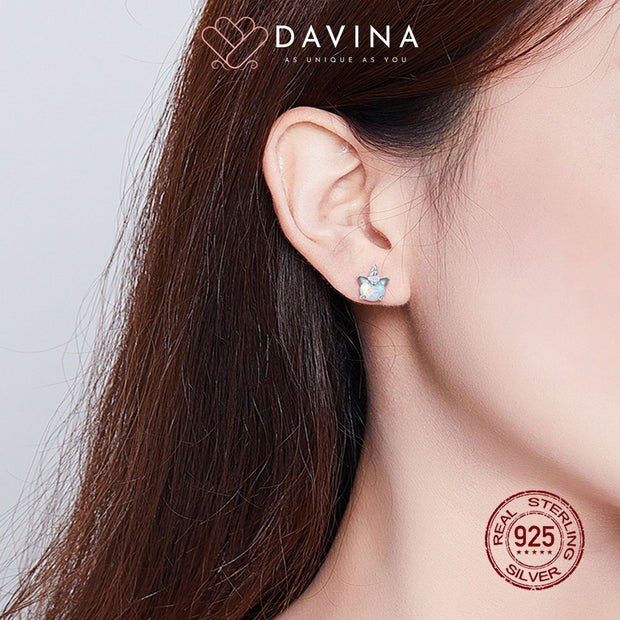 DAVINA Ladies Zola Earrings Silver Color S925