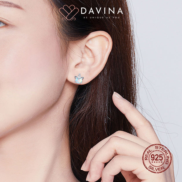 DAVINA Ladies Zola Earrings Silver Color S925